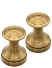 FUXXER® - 2 ganci da parete in ottone, design classico, in ferro bronzo, 39 x 27 mm, set da 2 pezzi
