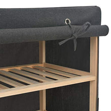 mewmewcat Armadio Grigio in Tessuto 200x40x170 cm
