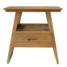 Mobiletto per lavabo Helena, in legno di teak massiccio, larghezza dal mobiletto 140 cm