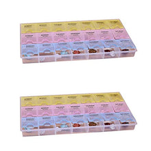2pcs 7 Giorni Am Pm Pillola Box Medicina Tablet Dispenser Organizzatore Settimanale Di Stoccaggio