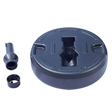 Qjuegad - Base per Ombrellone da Giardino,Forma Rotonda Riempibile con Acqua Sabbia Ombrello e Supporto per Ombrellone da Giardino, Terrazze e Balconi, Dimensioni 38x14 cm