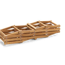 Zeller 13567 Scaffale portabottiglie in bambù 54 x 14.5 x 38 cm