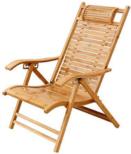 Sedia a sdraio comoda Beach Yard Beach Pool pieghevole reclinabile sedia in bambù sedia relax per interni ed esterni