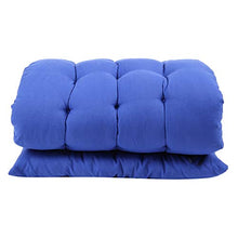 HERCHR Cuscini da Patio per Chaise Longue, Cuscino per Sedia con Schienale Alto per Sedia a Dondolo con 6 Lacci(48x125x8cm)