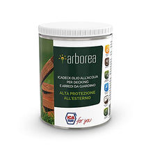 Ica For You DCK01-0250 Olio all'Acqua per Decking e Arredi da Giardino, Noce, 2,5 L