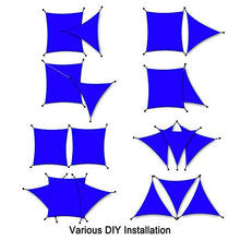 Tenda A Vela Triangolare 3x3x3m , Tenda da Sole per Terrazza Giardino, Tenda da Sole per Esterni Impermeabile, con Corda，Rosso