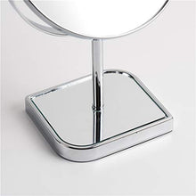 Specchio da Parete Specchio Toeletta Appoggio Appoggio 1x / 3X, Specchio Ingranditore Rotondo A Doppia Faccia con Ingrandimento Girevole A 360 °per Camera Letto Bagno Barba 33 X 18 Cm Incolla Il Tipo