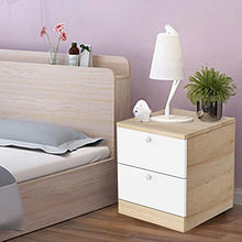 Comodino for la casa Accessori Camera Grana del Legno Comodino con 2 cassetti da Letto Comodino Comodino Accento mobili End Table del Torace Adatto Successivo ad Un Letto o Un Divano