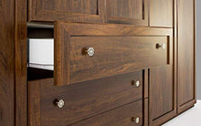 Dafne Italian Design Armadio a 6 Ante battenti. Effetto Noce (cm. 284 x 55 x 251h)