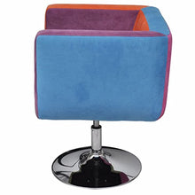 Tidyard Sedia Cubo Sgabelli da Bar e Pranzo, Patchwork Altezza Regolabile, Poltroncine Salotto, Casa Elegante e Semplice