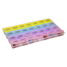 2pcs 7 Giorni Am Pm Pillola Box Medicina Tablet Dispenser Organizzatore Settimanale Di Stoccaggio