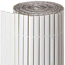 Cannocchiale doppio lato in PVC bianco, alta qualità (1,5 x 5 m)