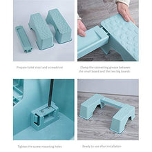 Sgabello Squatting Di Plastica Adatto A Tutti I Servizi Igienici, Bagno Thicker Sgabello Igienico Staccabile Risparmia Spazio in Bagno, Potty Training,Rosa