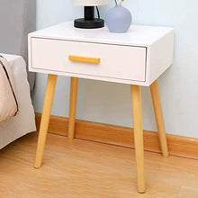 MMWYC Comodino creativi della Famiglia di Legno Solido Camera Mini Storage Box Camera Storage Box Studio (Color : White)