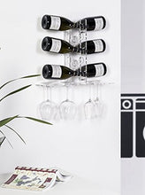 Iplex Design Sommelier Portabottiglie da Parete, Plexiglass/PMMA, 47x18x40 cm