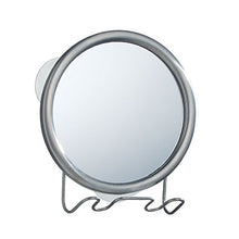InterDesign 42070EU Specchio a Ventosa, Metallo, Argento