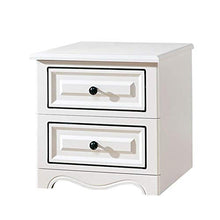 SLL- Nordic Comodino Luce Lusso Moderno Semplice Bianco Comodino Piccolo gabinetto Economy Camera Locker