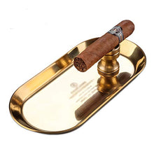 SHYPT Semplice Bronzo Europeo e Pratico Portable Suit Cigar Ashtray Vassoio Riposo Due Pezzi