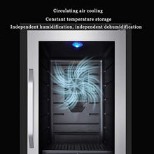 CLING Armadio per sigari Armadio per Temperatura e umidità Costanti Armadio idratante per Uso Domestico Touch Control Inossidabile con Pannello LED con Ripiani in Legno di Cedro Spagnolo