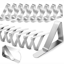AMZANDY NEW 36 pezzi Fermatovaglia in acciaio inox per ristoranti feste picnic