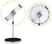 YYHAD - Specchio cosmetico illuminante con luce a LED, specchio ingranditore 5x, con scatola di immagazzinaggio