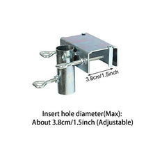 POHOVE - Supporto per ombrellone da giardino, resistente, per terrazza, per ponte, con morsetto e morsetto per ombrellone da spiaggia, per ponte, diametro inferiore a 3,8 cm