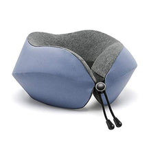 Cuscino per il collo per il cuscino da viaggio regolabile per via aereo per memory schiuma Sleep-Soft Poggiatesta con supporto per il collo-Master di Comfort di volo, cuscino per seggiolino auto
