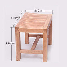 Sgabelli e sedie per Doccia in Legno di Teak Sgabello per Vasca da Bagno per ped Max 150kg 0107