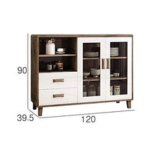 COUYY Credenza Moderna Minimalista di Grande capacità Governo del Vino Multi-Function One Contro Il Muro della Cucina della casa Armadio Magazzino Armadio,120 * 39.5 * 90cm