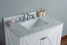 Rubeza - Mobiletto di lusso Brooklyn, 900 mm, colore: Bianco