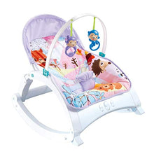 QULONG Culla Portatile elettrica per Bambini Altalena per Neonati Sedia Altalena a Dondolo con Giocattolo Regalo Musicale