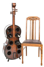 aubaho Scaffale per Vino Violoncello Legno portabottiglie Contrabbasso 135 cm