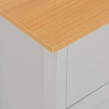 FAMIROSA Credenza Grigia 112x35x81 cm