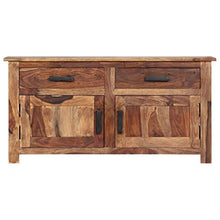 vidaXL Credenza Stile Rustico Accattivante Indeformabile Spaziosa Robusta Resistente Madia Buffet Consolle Armadietto Legno Massello di Sheesham