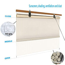 XJJUN Tende A Rullo, Impermeabili E Permeabili alla Luce, Schermo per La Privacy, Raffreddamento E Isolamento Termico, Veranda, Gazebo, Ponte, Gazebo, Terrazza, Cortile