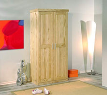 Esidra McAllen Armadio 2 Ante, Pino, Naturale, 95x55x190 cm