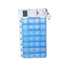 Smart Medicine Box 28 Cellule LCD Compartimenti Portatile Intelligente Pillola Dispenser Multicolore