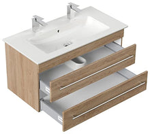 Mobile bagno ,lavabo Villeroy & Boch Venticello 100cm rovere chiaro,doppio