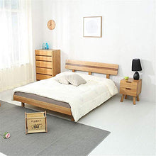 XUSHEN-HU Nordic Solido Puro Legno di Rovere Comodino Camera da Letto Moderna mobili semplici Fianco del Mobile Due Benna Due pompaggio Tavolo Mobile ad Angolo