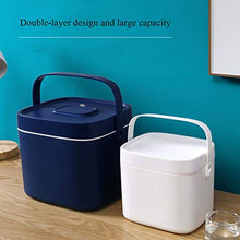 Wjmss Scatola di Medicina, Alta capacità Portable Plastic Box Box Box Box Box Organizer con Manico Doppio Strato,Bianca,Large