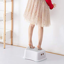Niduo Bear Bagno Toilet Stepsthool Step Sgabello per Toddlers, Cucina Sollevamento Sgabello Inserti in Gomma Antiscivolo,Verde