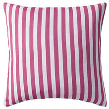 Buyounger Cuscini da Esterno 4 pz Stampa a Righe 45x45 cm Rosa