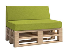 Haus & Garten Cuscino per pallet da giardino Madera, ideale per interni ed esterni, lavabile, sfoderabile, cuscino da seduta e per schienale