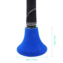 MOONQING - Canna da pesca Butt Cushion Stand Up Fighting Pole Holder, misura grande, colore: Blu