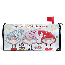 Gnomi di Natale Carino Uccello Stella Casella Postale Copre Magnetico Giardino Cantiere Decorazione Casa Dimensioni Standard 53,3 cm x 45,7 cm