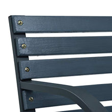 VidaXL - Panca da giardino, 120 cm, colore: Grigio legno