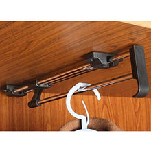 WTMLK - Appendiabiti a scomparsa, con asta retrattile, 25/30/35/40/45/50 cm, ideale per armadio