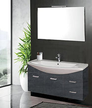mazzoni Mobile da Bagno Sospeso 108cm Manhattan Antracite