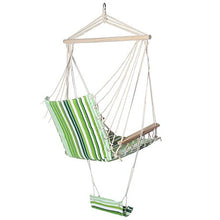 HO-TBO - amaca in cotone, comoda sedia a dondolo da appendere, per esterni, interni, giardino, carico massimo 150 kg, adatta per interni ed esterni
