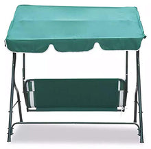 Dondolo 3 Posti da Giardino cm in Acciaio Becker Swing Bianco e Verde